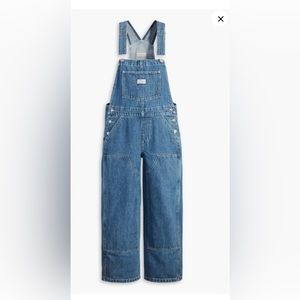Levi’s Baggy Highwater Women’s Overalls size XL medium wash
